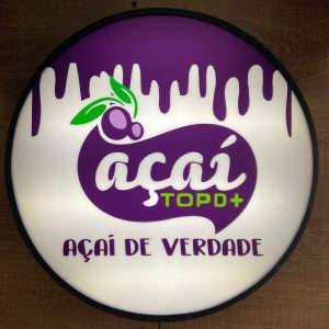 Parede 01 face com led