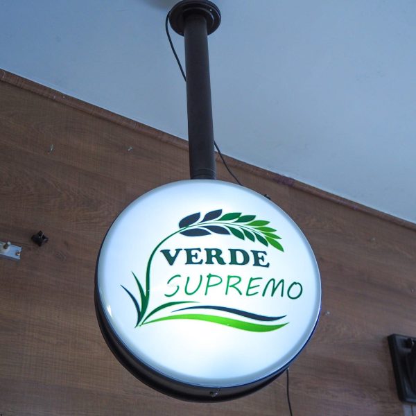Suporte de teto 02 faces com led fixo